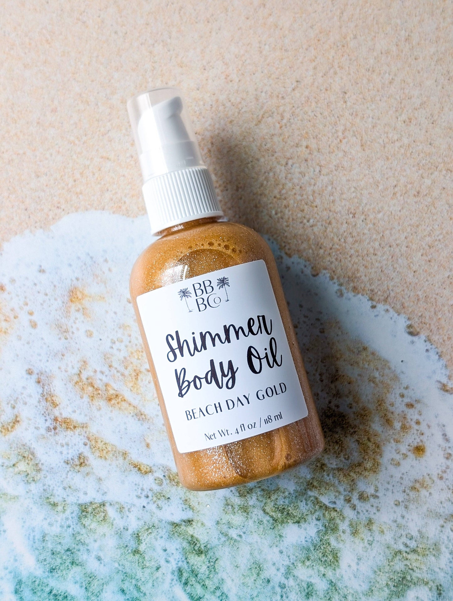 Shimmer Body Oil- Beach Day Gold