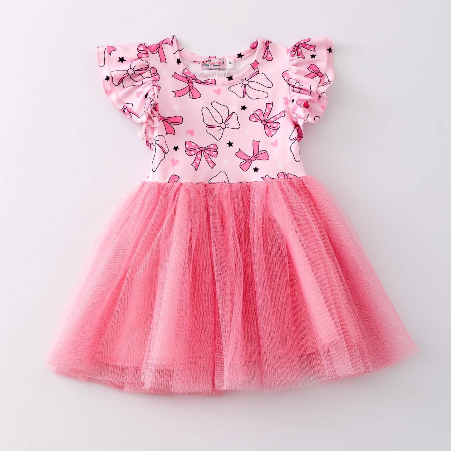 Coquette Bow Tutu Girls Dress