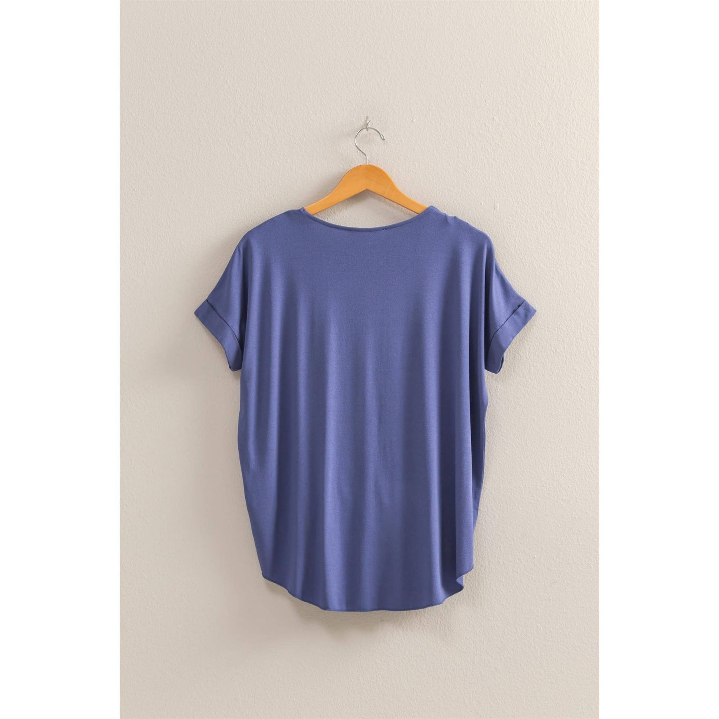 Short Sleeve Surplice Top