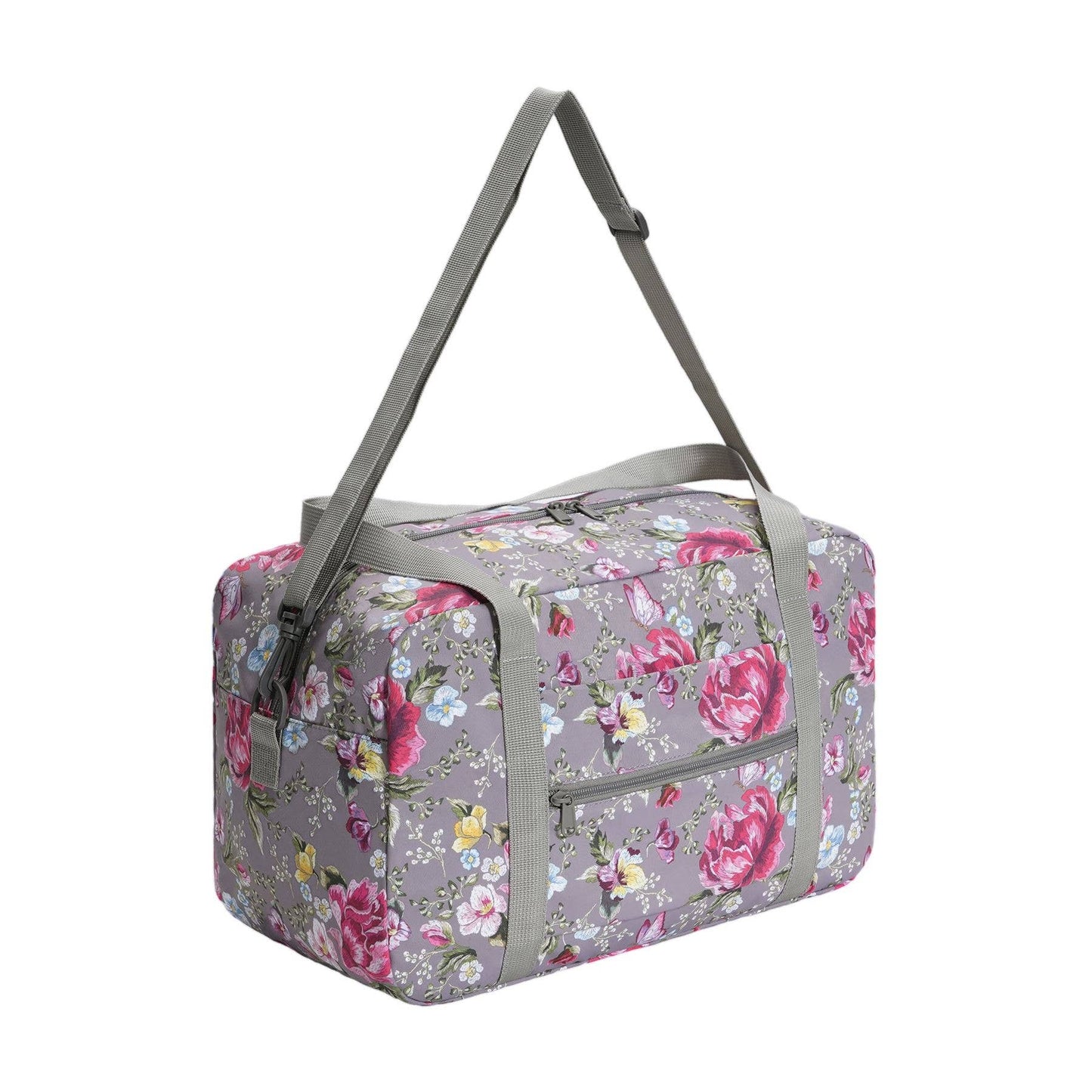 Printed Travel Duffel Bag 20L UnderSeat Storage For Airlines