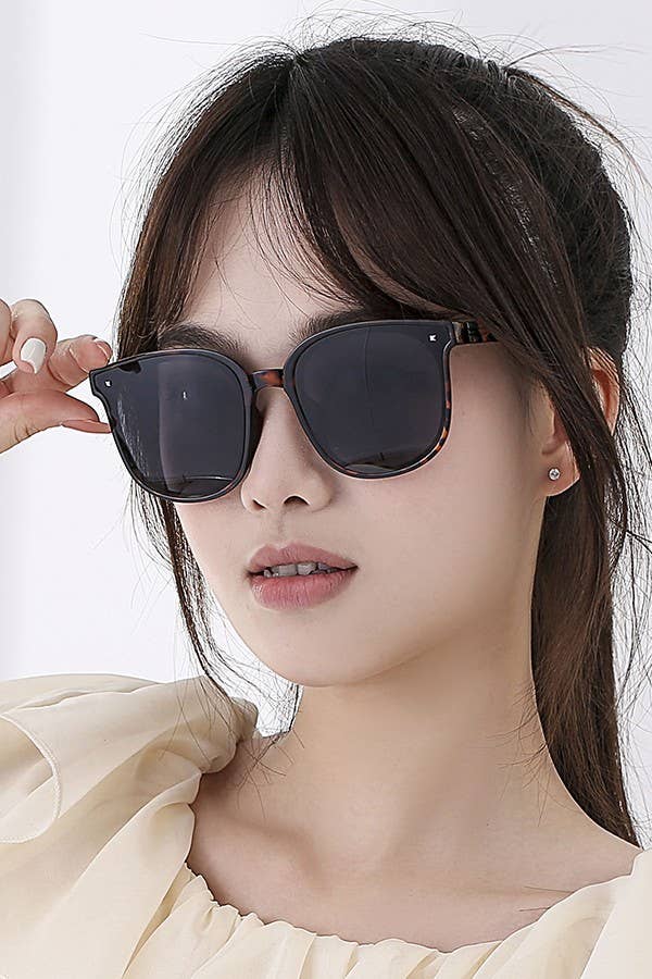 OVERSIZED ACETATE SUNGLASSES