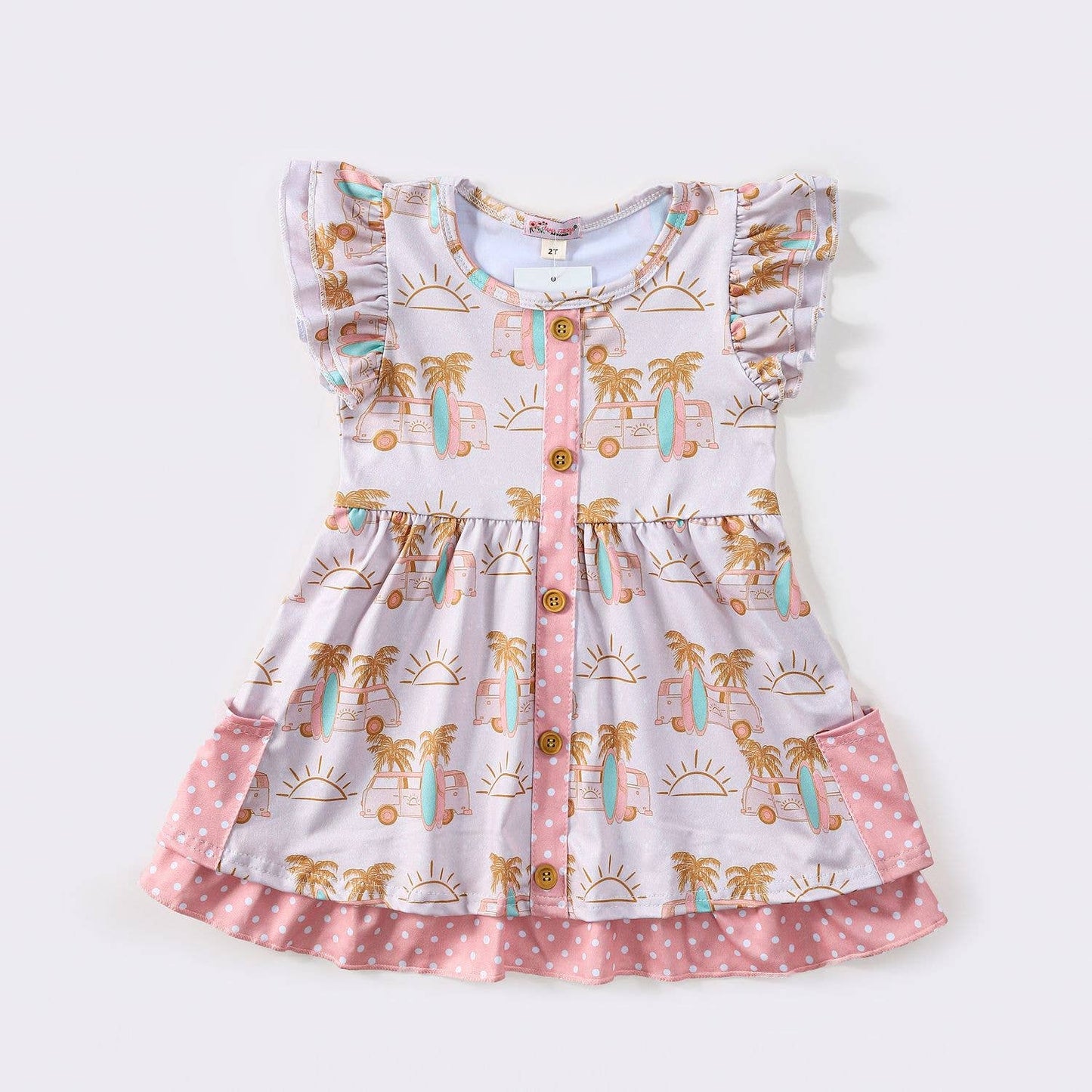 Surfs Up Girls Dress
