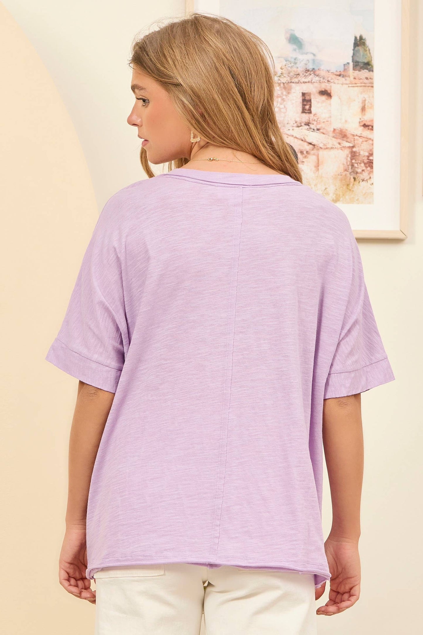 Front Pocket Breathable Cotton Top