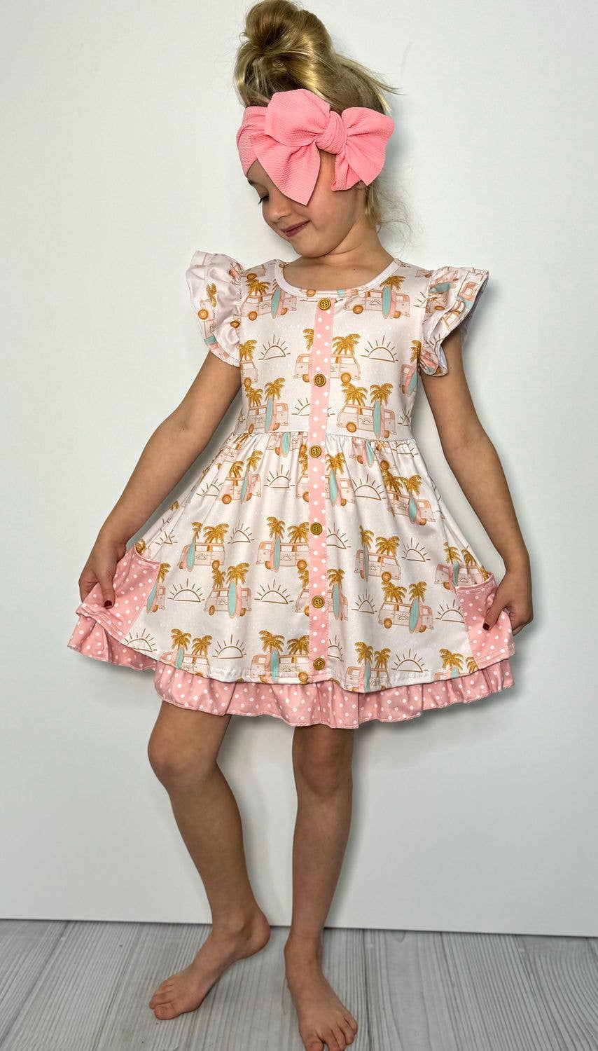 Surfs Up Girls Dress
