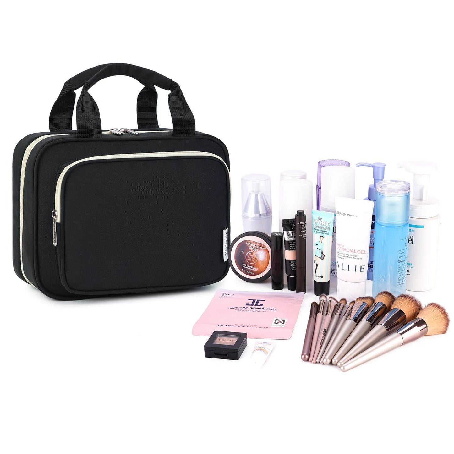 Narwey Hanging Toiletry Bag for Women Travel Makeup Bag