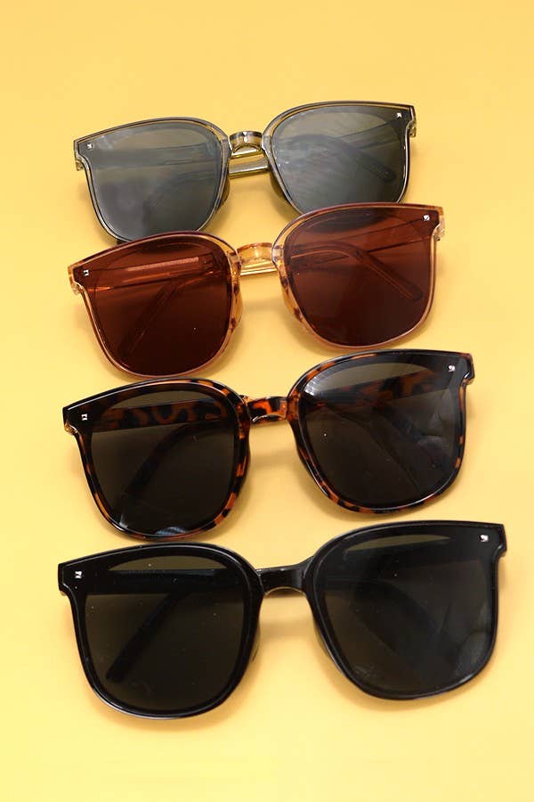 OVERSIZED ACETATE SUNGLASSES