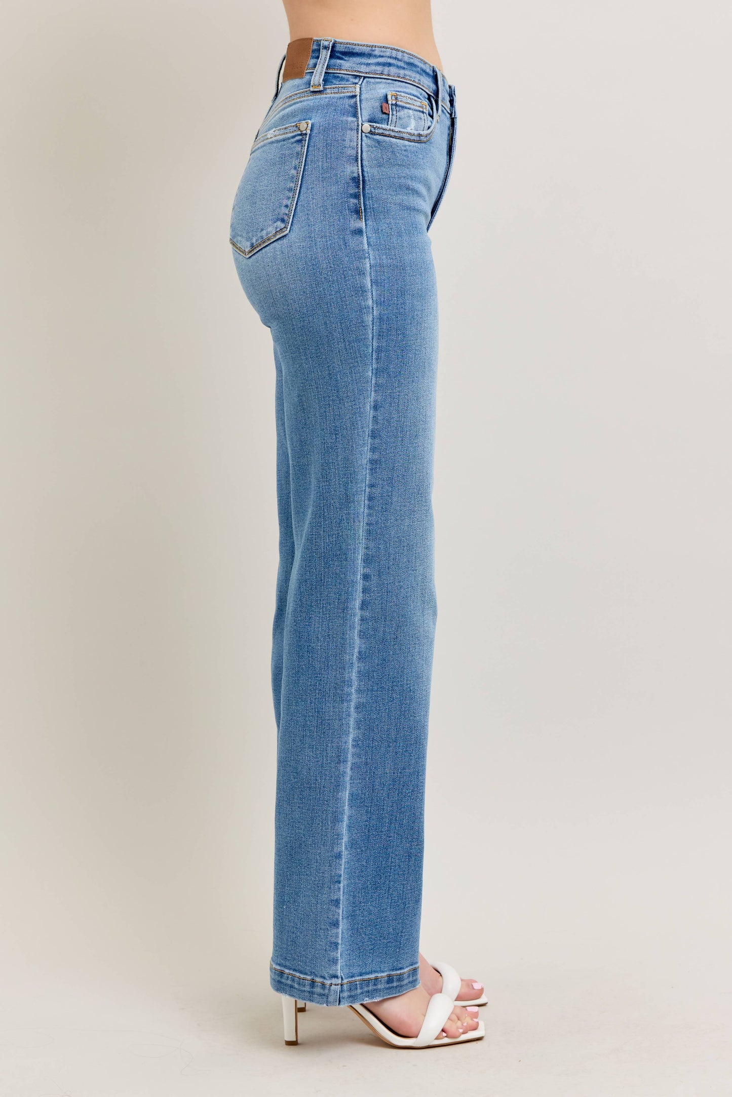 High Waisted Trouser Straight Fit
