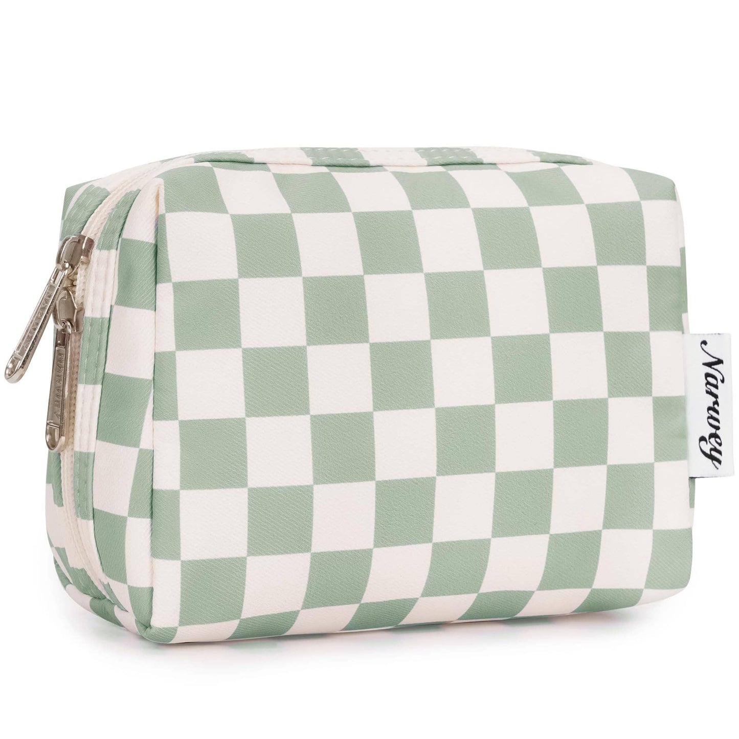 Checkered Makeup Bag Travel Cosmetic Bag Organizer Toiletry