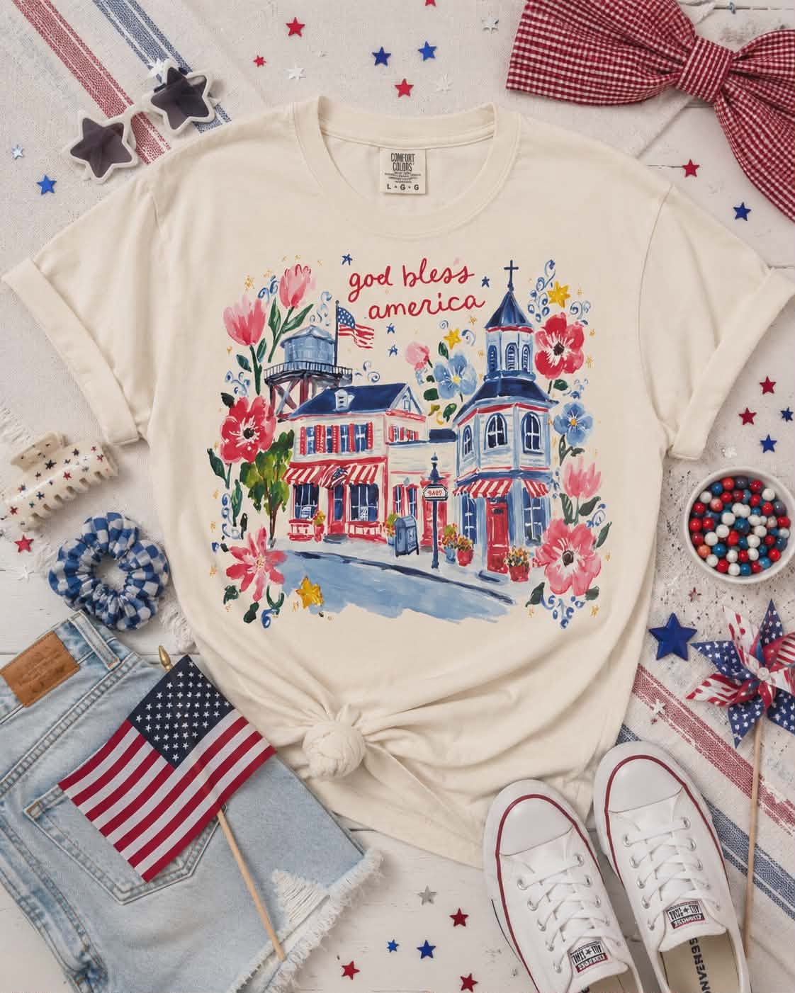 God Bless America - Town Teee