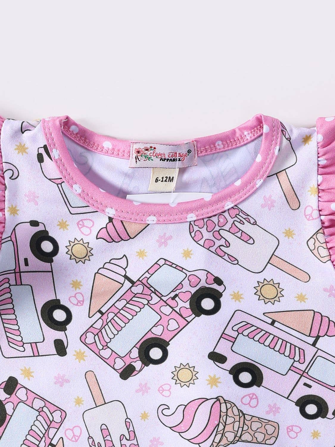 Ice Cream Truck Baby Romper