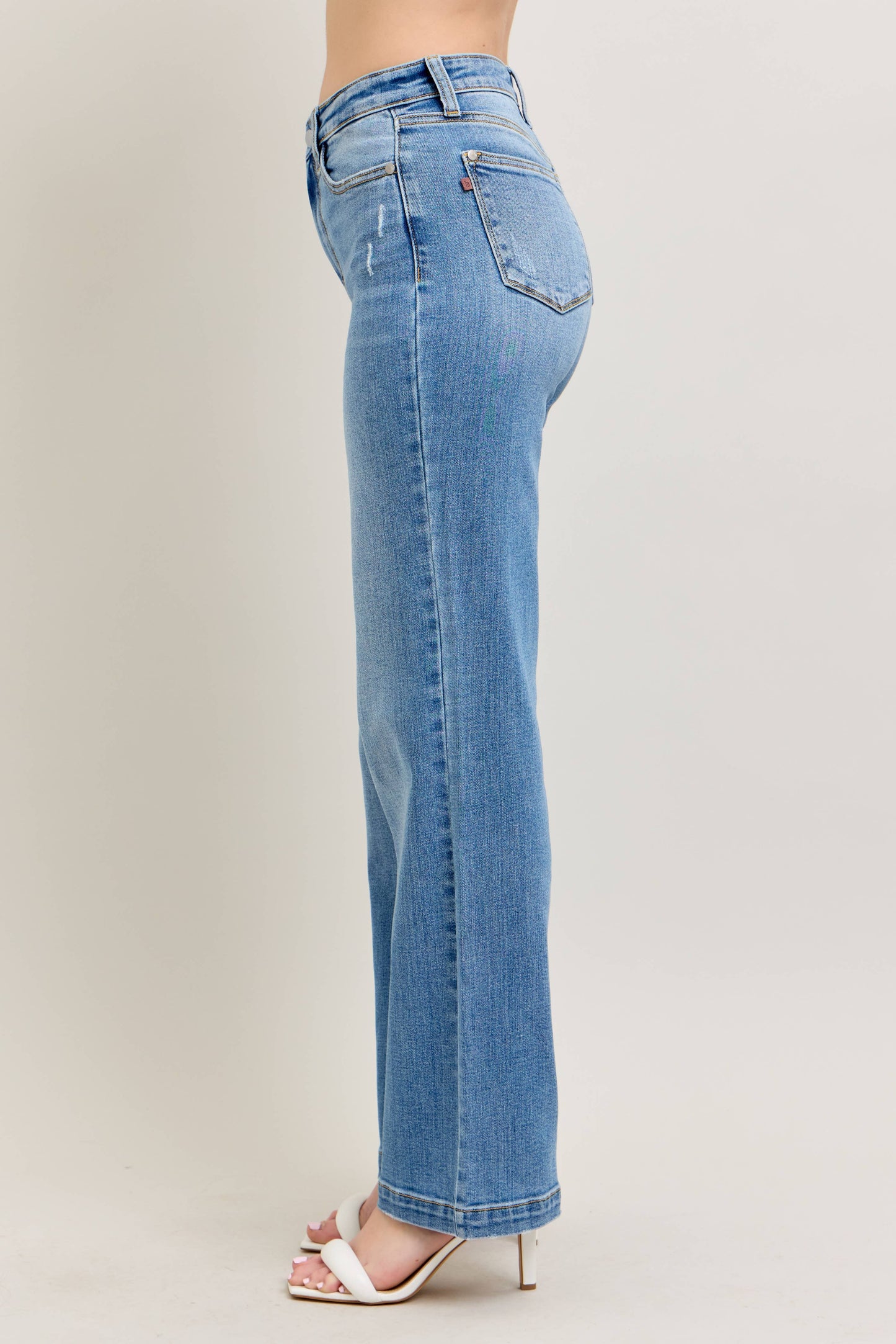 High Waisted Trouser Straight Fit