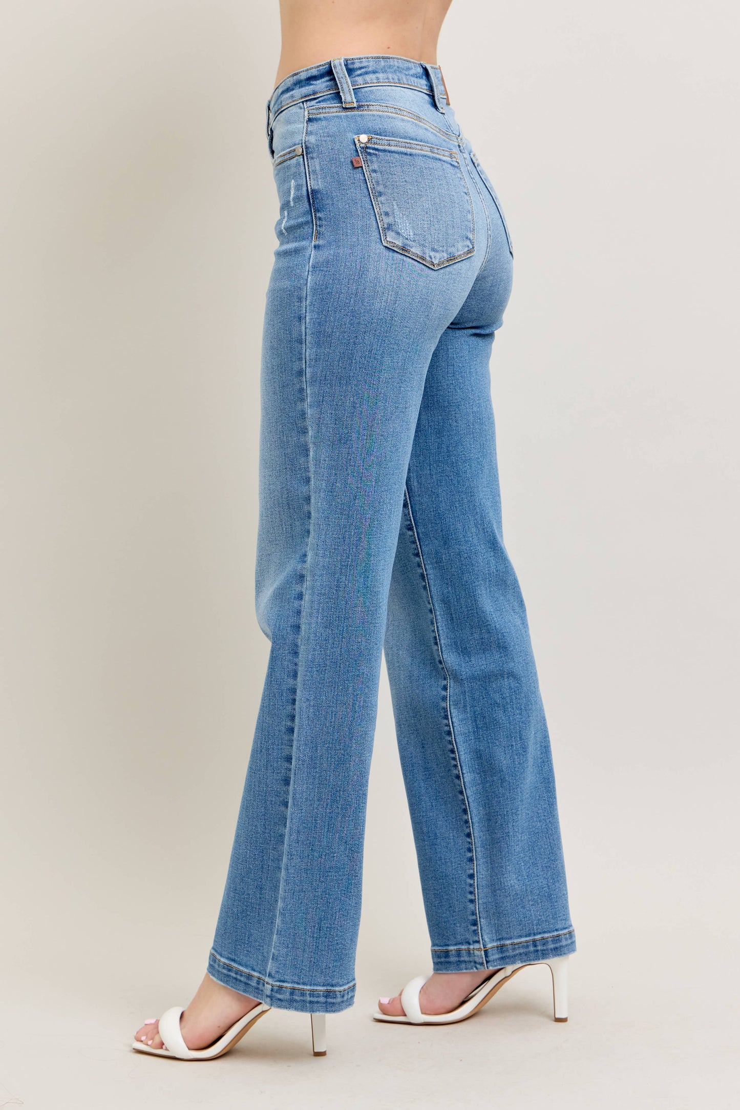 High Waisted Trouser Straight Fit
