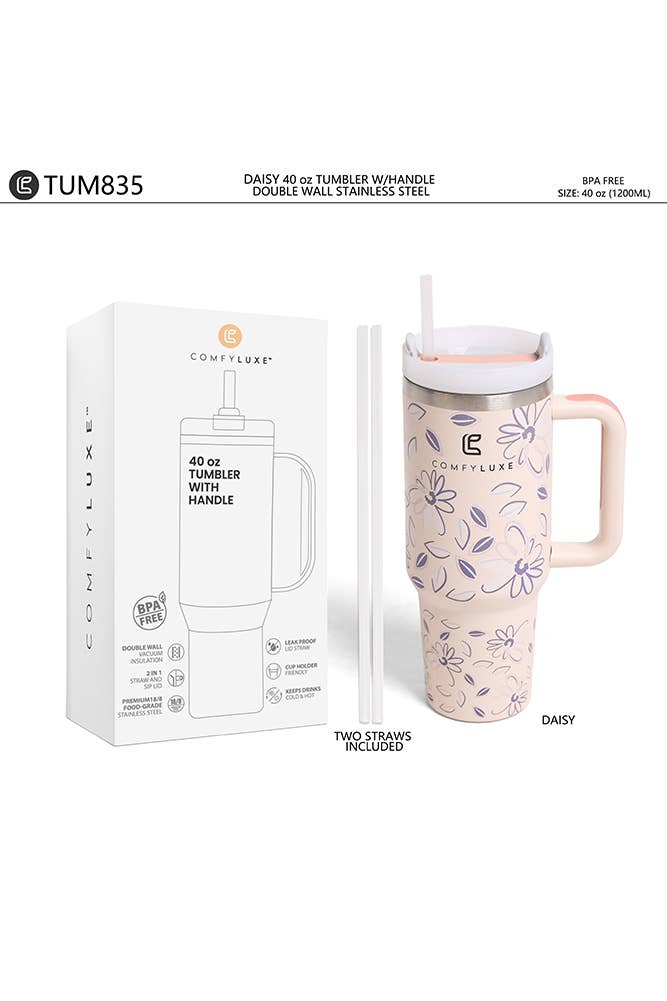 Daisy 40oz Handle Tumbler