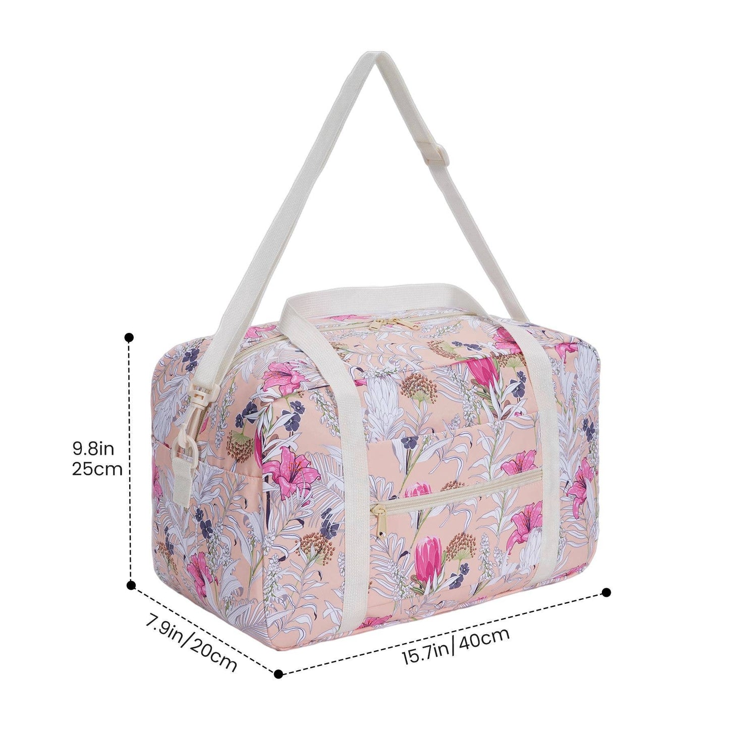 Printed Travel Duffel Bag 20L UnderSeat Storage For Airlines