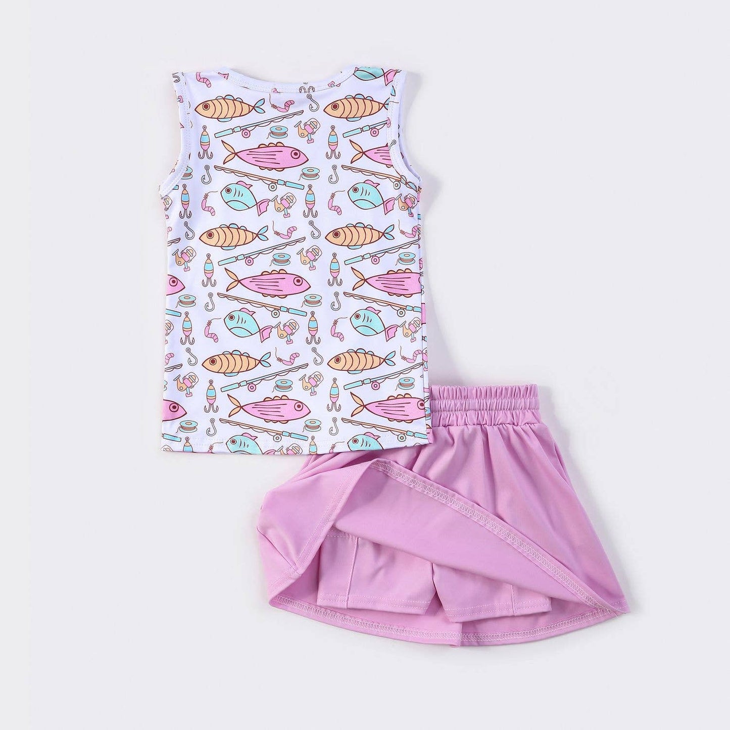 Fishing Pole Girls Skort Set