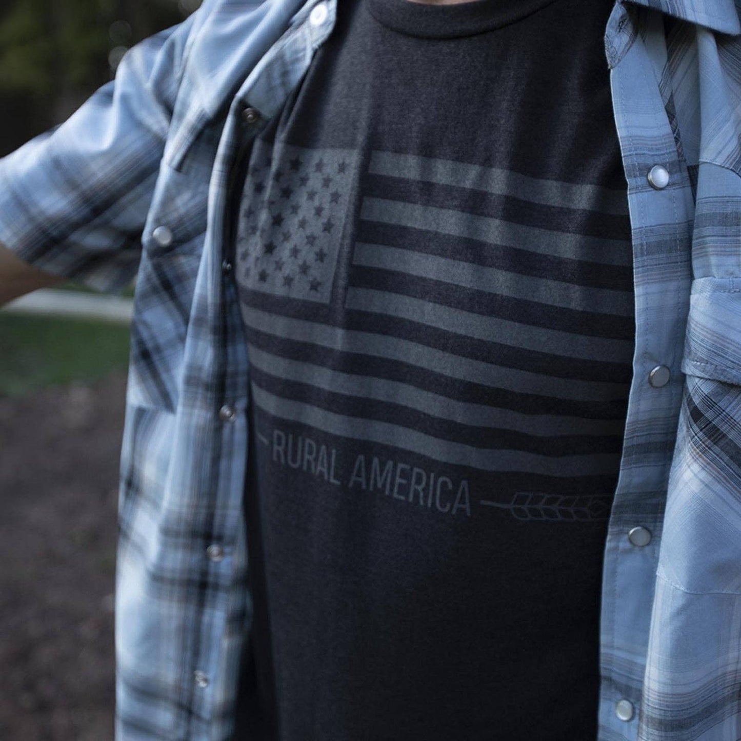 Black Out Flag Tee