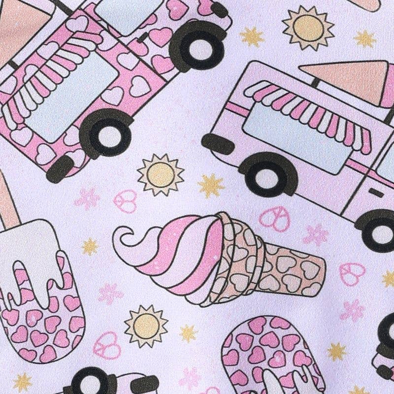 Ice Cream Truck Baby Romper