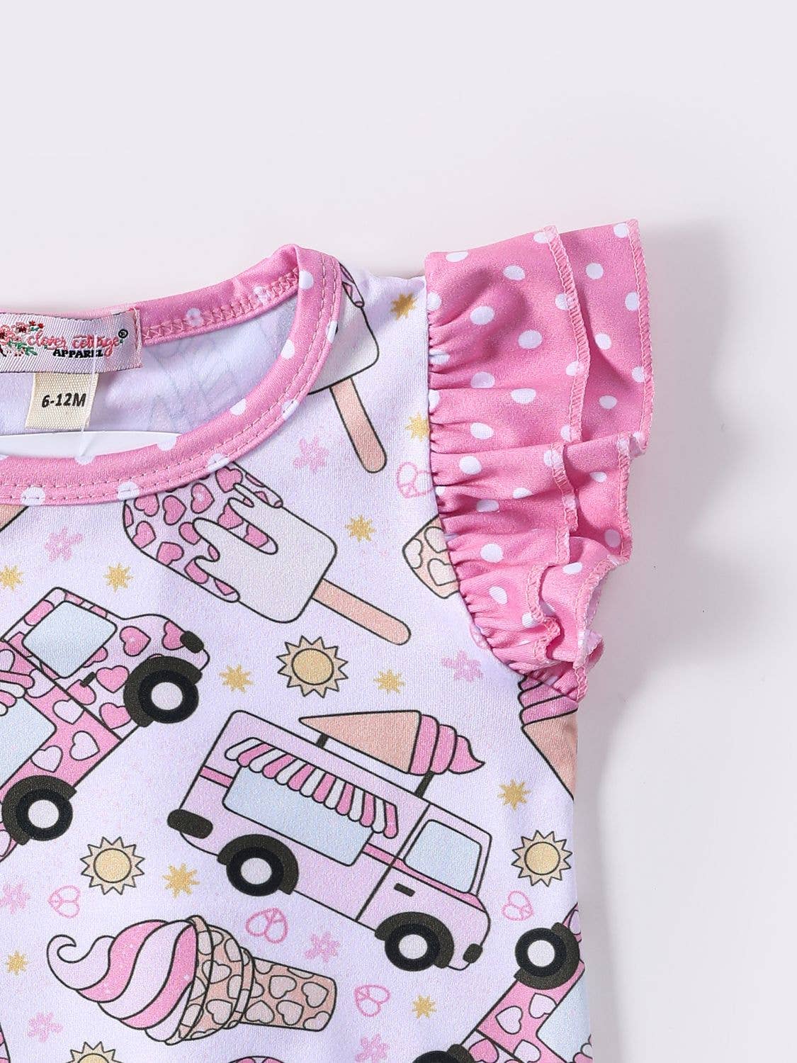 Ice Cream Truck Baby Romper