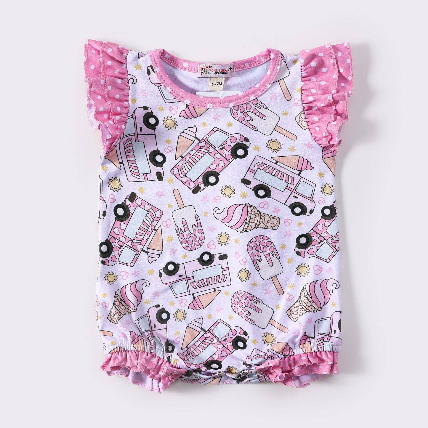 Ice Cream Truck Baby Romper