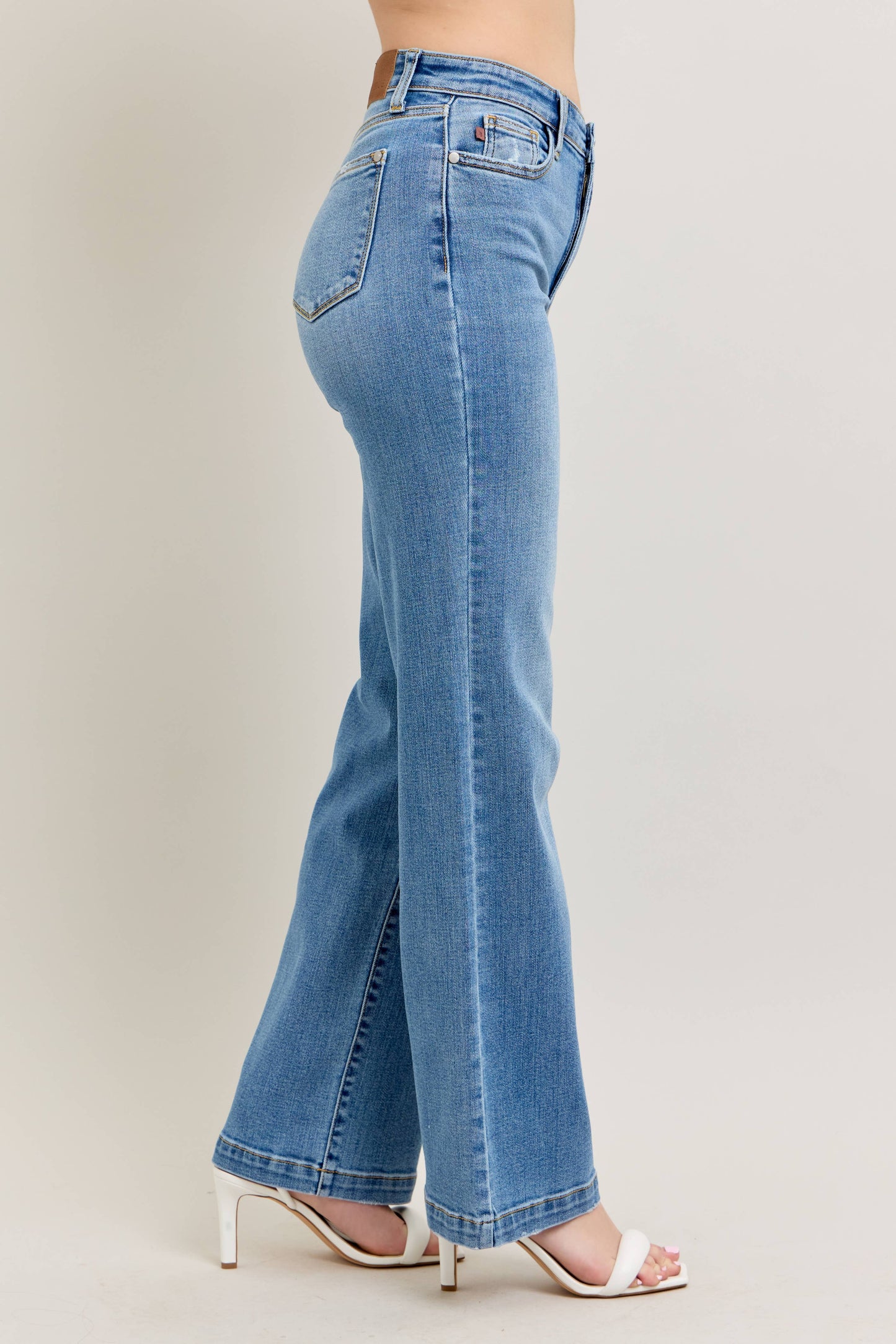 High Waisted Trouser Straight Fit