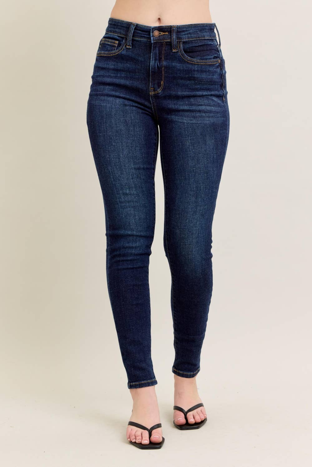 CORE HI-WAIST SKINNY W/ HANDSANDING