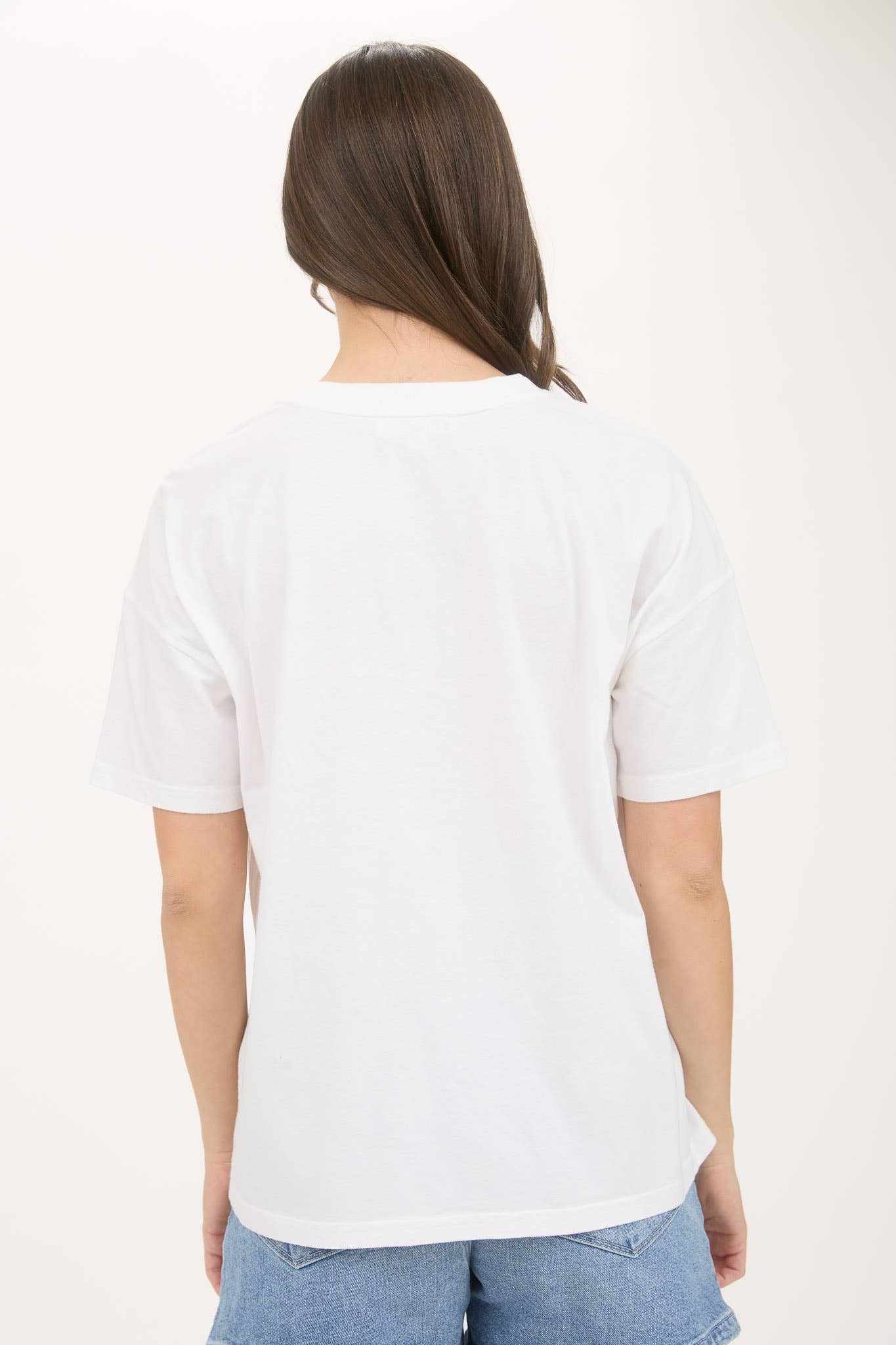 WASHED GOOD VIBES EMBROIDERY SHORT SLEEVE KNIT TOP