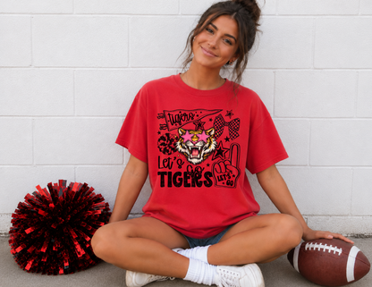 Let's Go Tigers w/Sunglasses - Comfort Colors (Pre-order)