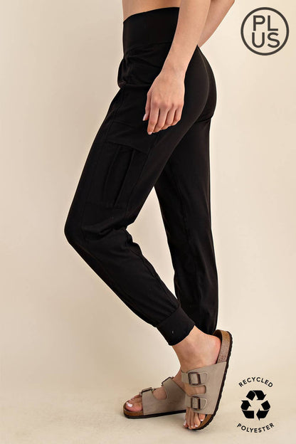 Butter Jogger with Side Pockets - Curvy