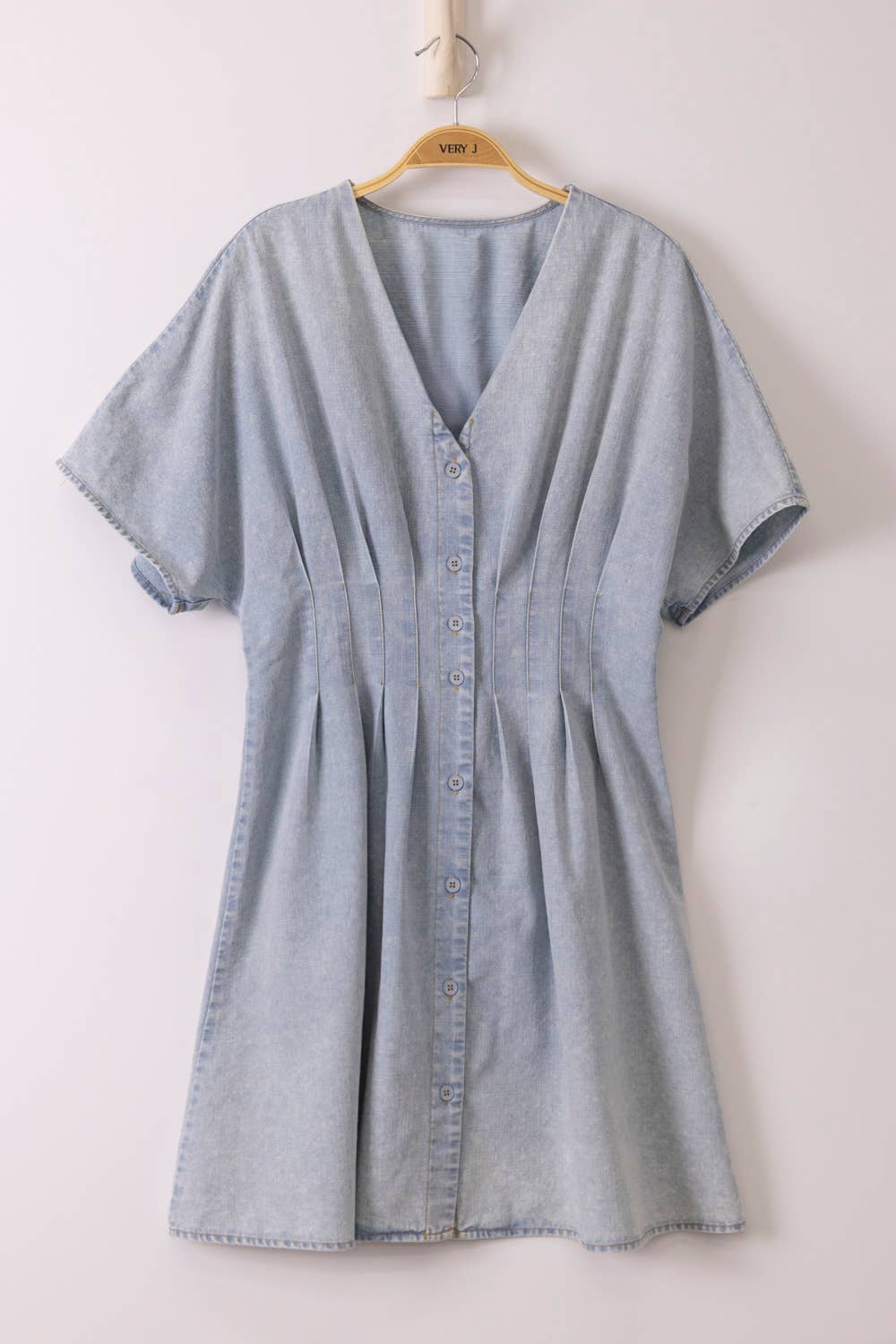 Chambray Mini Dress