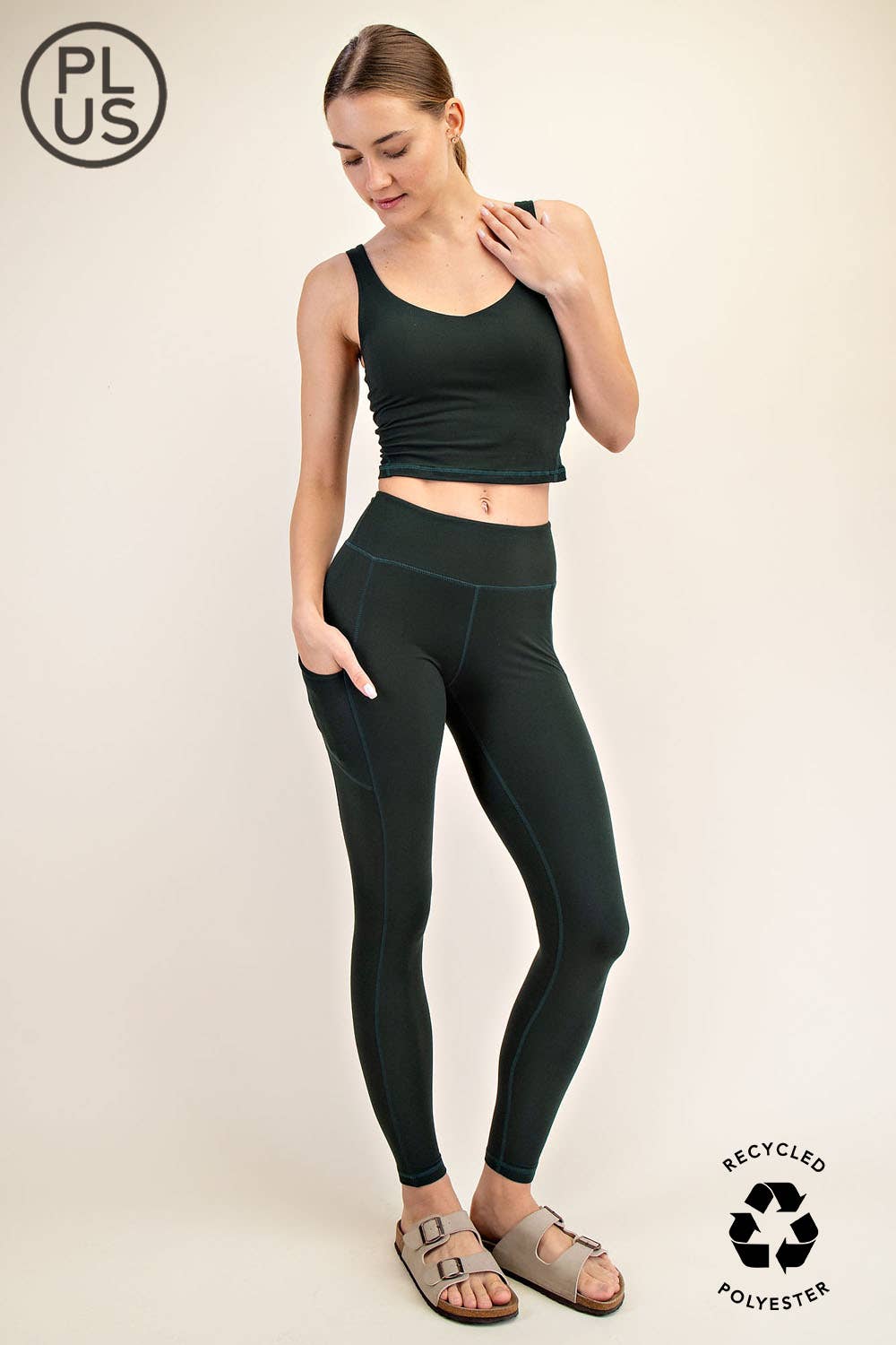 Butter Basic Leggings with Pockets - Curvy