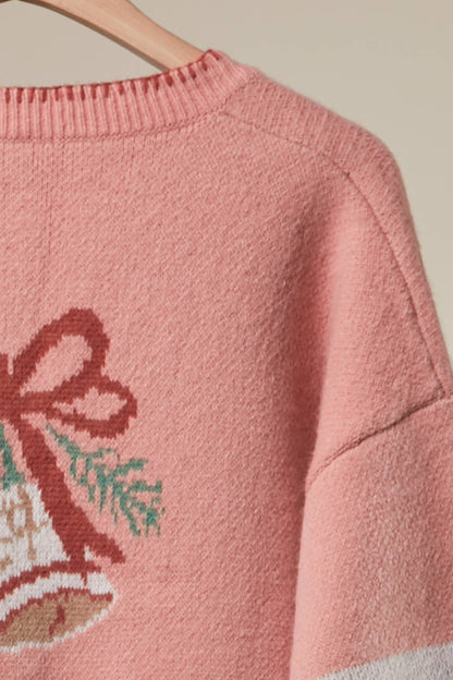 Mello - Christmas Cabin Knit Cardigan