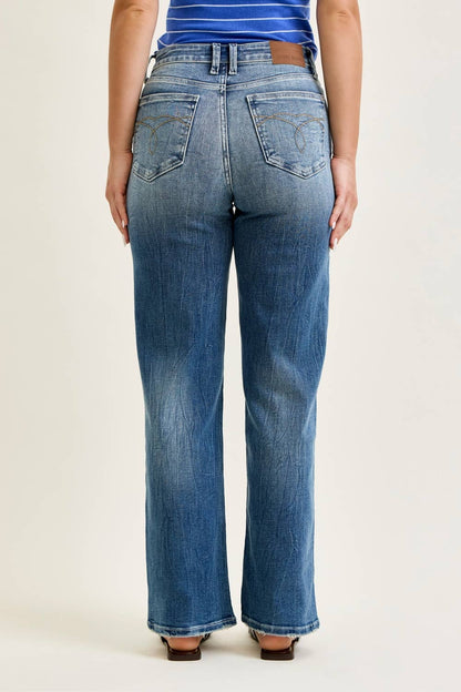 Judy Blue Mid Rise 90s Straight