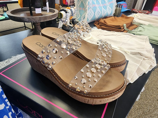 Corky's Sequin Wedge