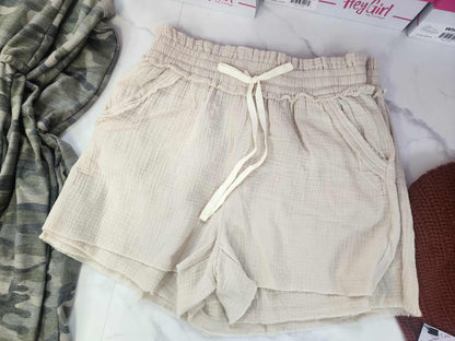 Favorite Linen Shorts - Mauve