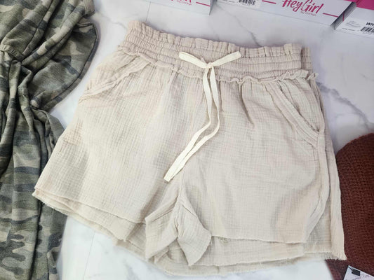 Favorite Linen Shorts - Beige