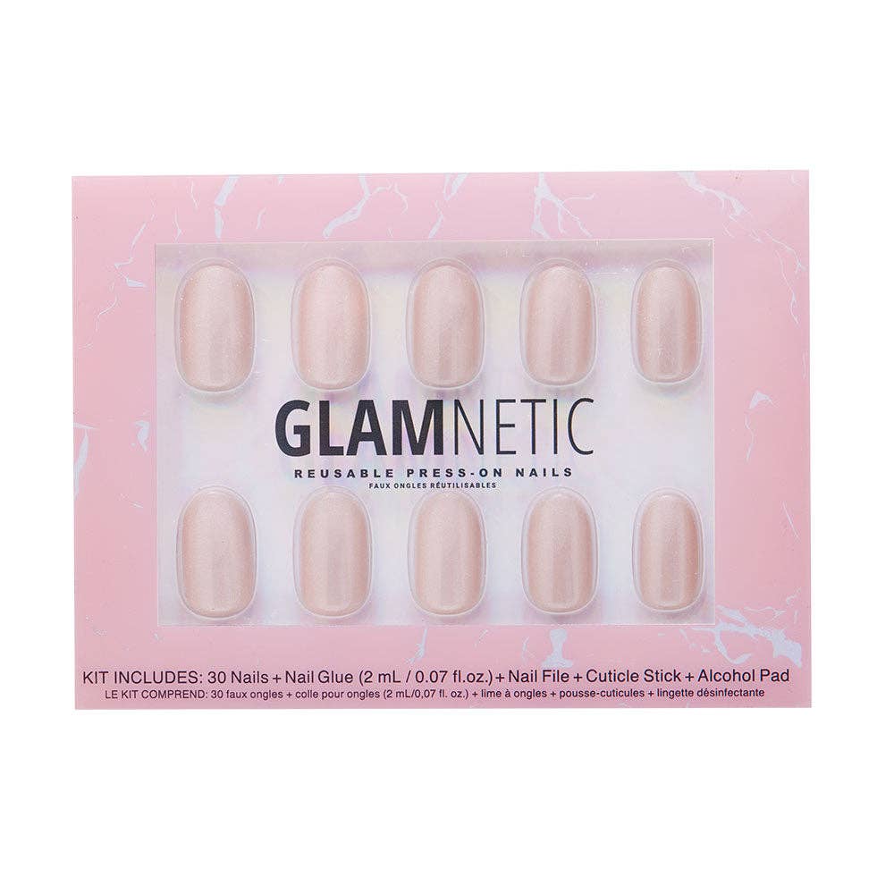 Pure Intentions Press-On Nails| Iridescent Hue| Natural Nail