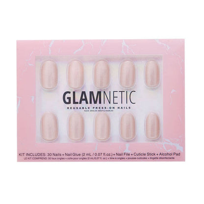 Pure Intentions Press-On Nails| Iridescent Hue| Natural Nail