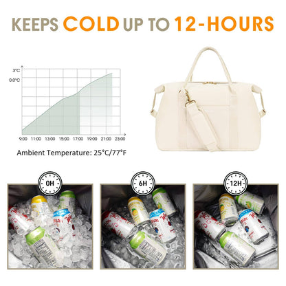 30 Can Insulated Soft Leakproof Cooler Tote Camping Bag