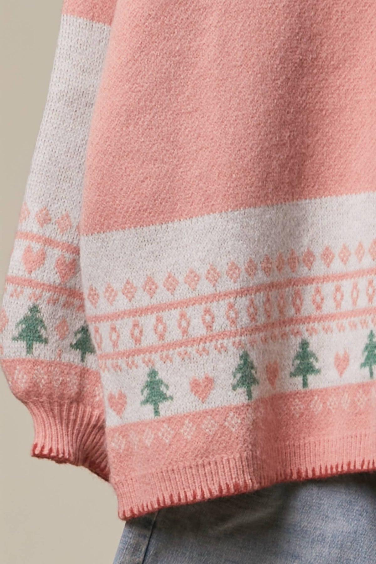 Mello - Christmas Cabin Knit Cardigan