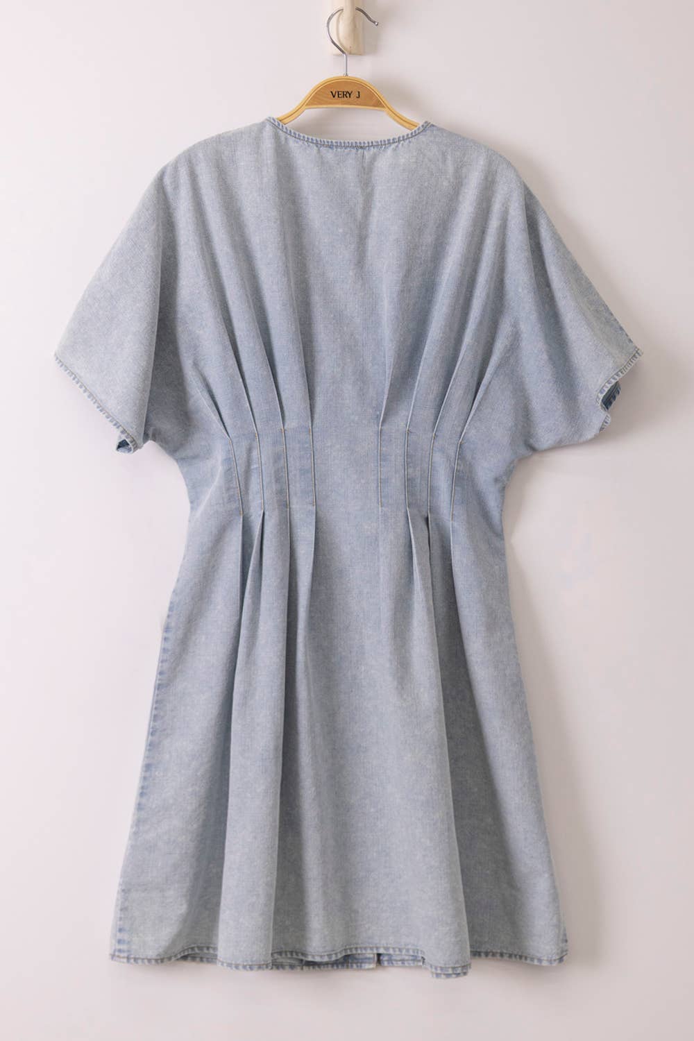Chambray Mini Dress