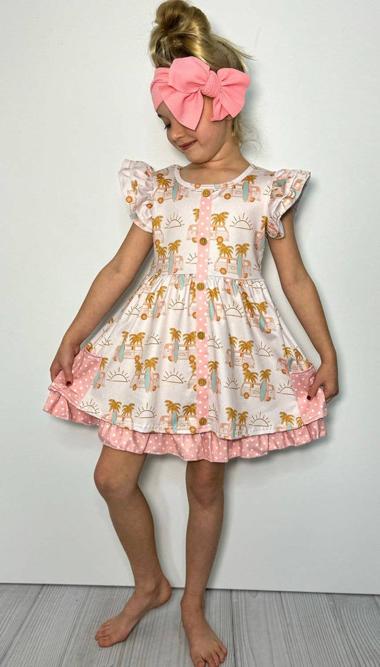 Surfs Up Girls Dress