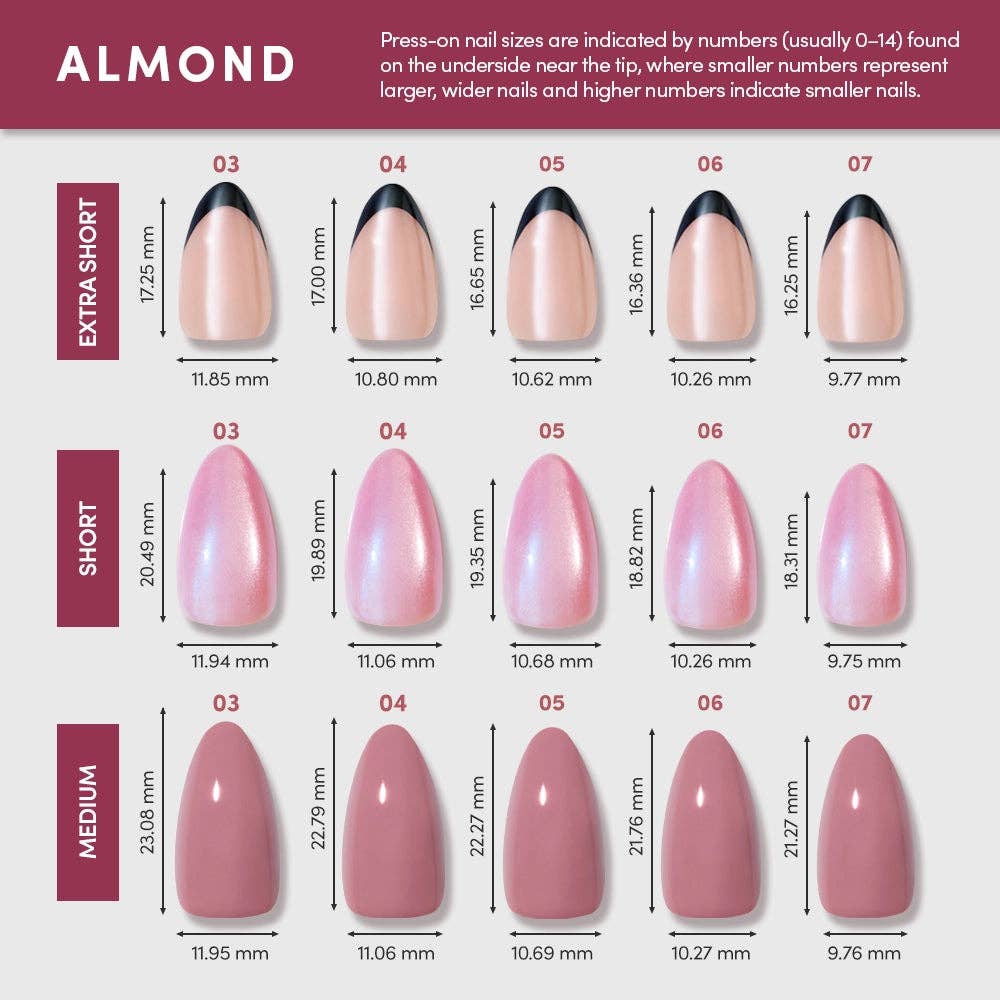 Sicilian Sun Press-On Nails | Brown Velvet Short Almond