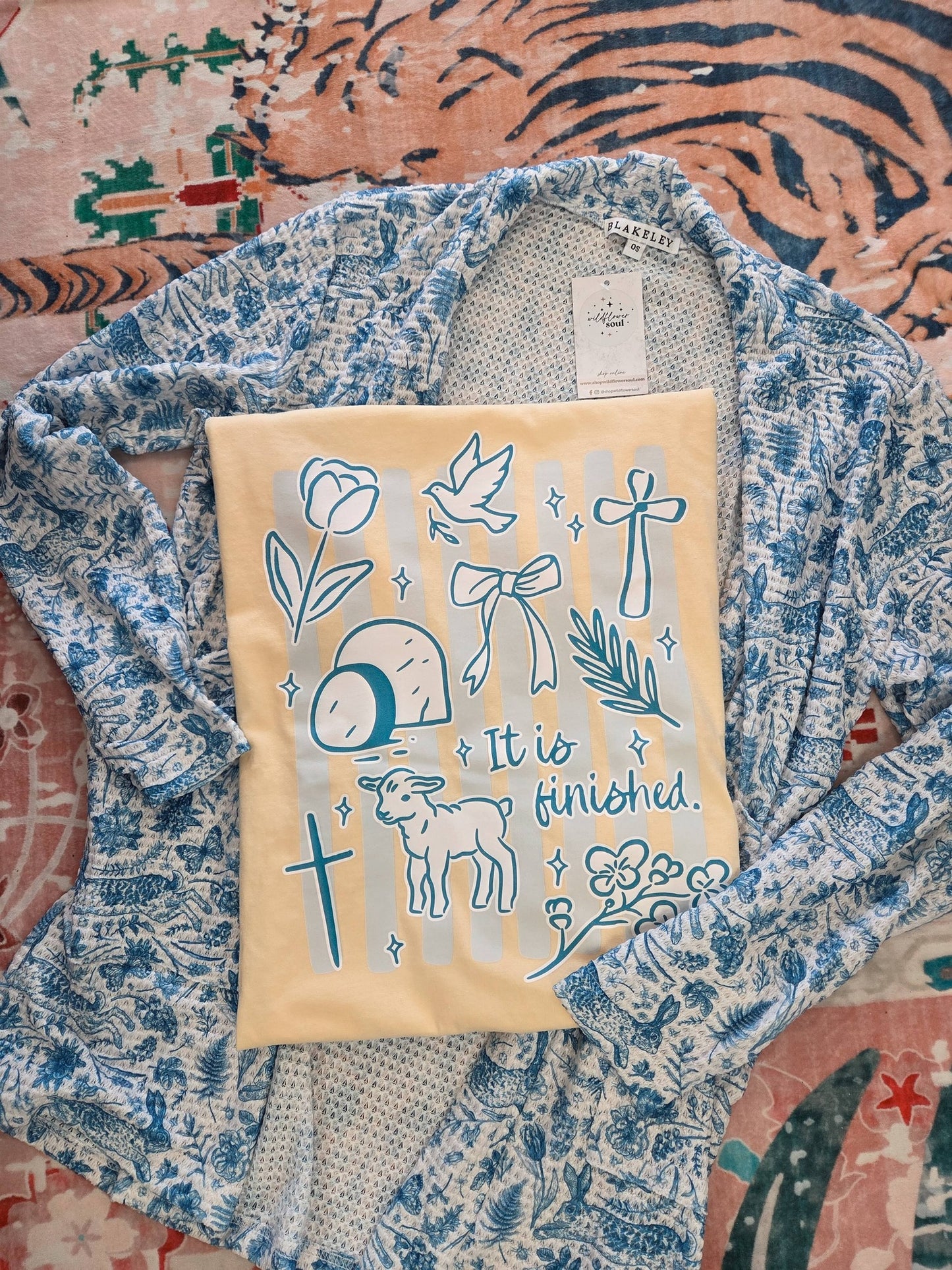 Blakely Blue Cardigan