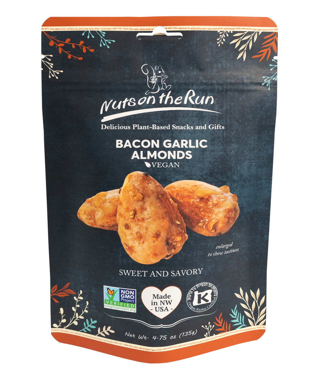 Bacon and Garlic Almonds (Vegan)