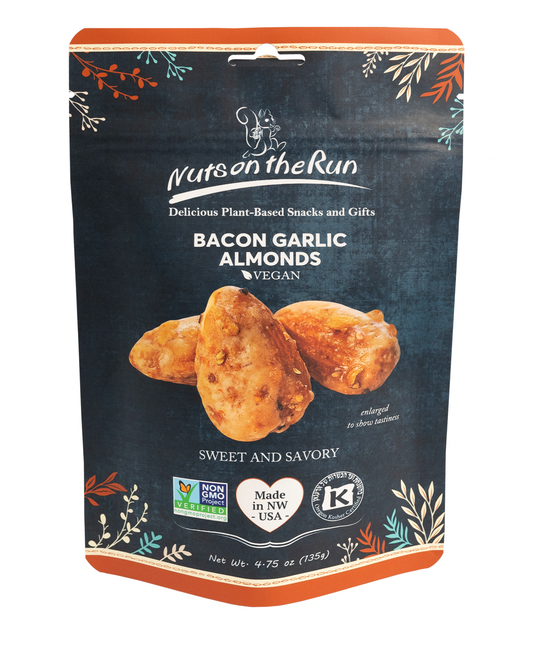 Bacon and Garlic Almonds (Vegan)