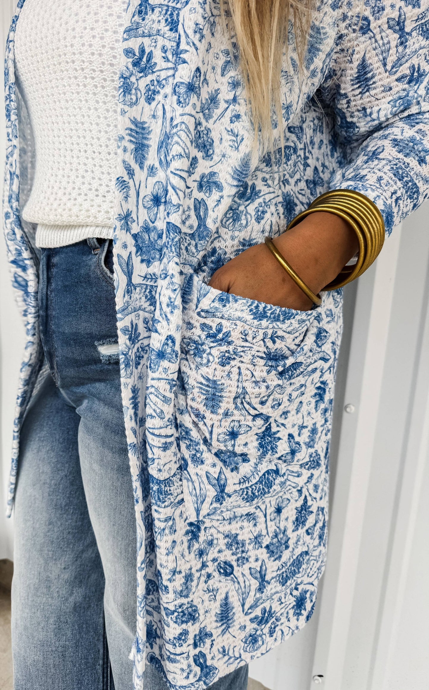 Blakely Blue Cardigan