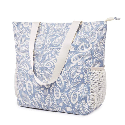 WANDF Water-resistant Beach Shoulder Tote Bag for Women