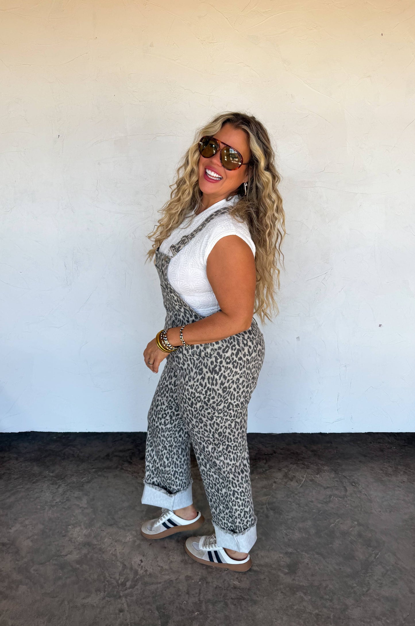 Blakely Cheetah Overalls