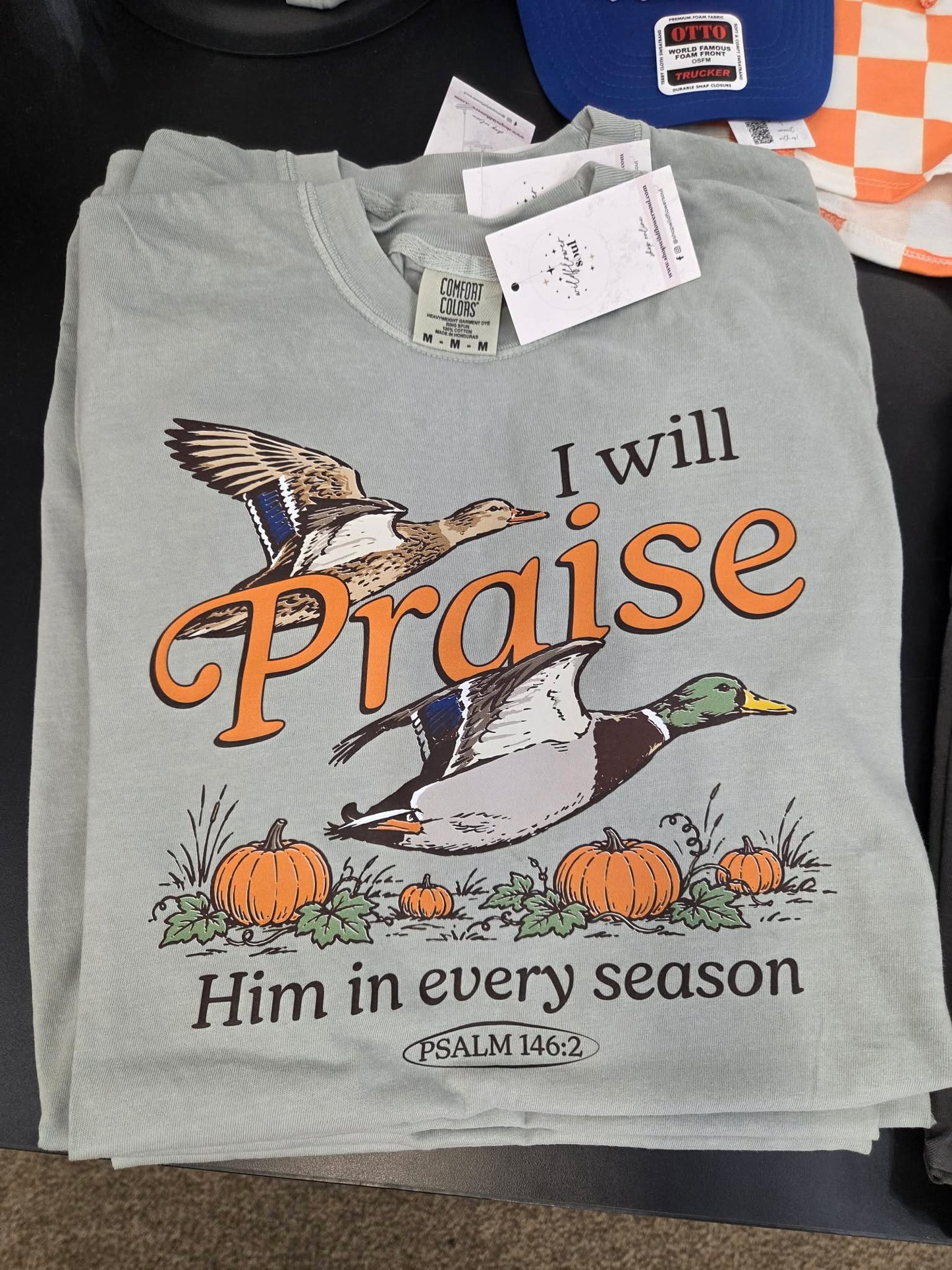 I Will Praise Him In Every Season - Mallard Ducks Graphic Tee (Pre-order)