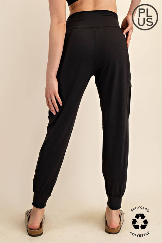 Butter Jogger with Side Pockets - Curvy